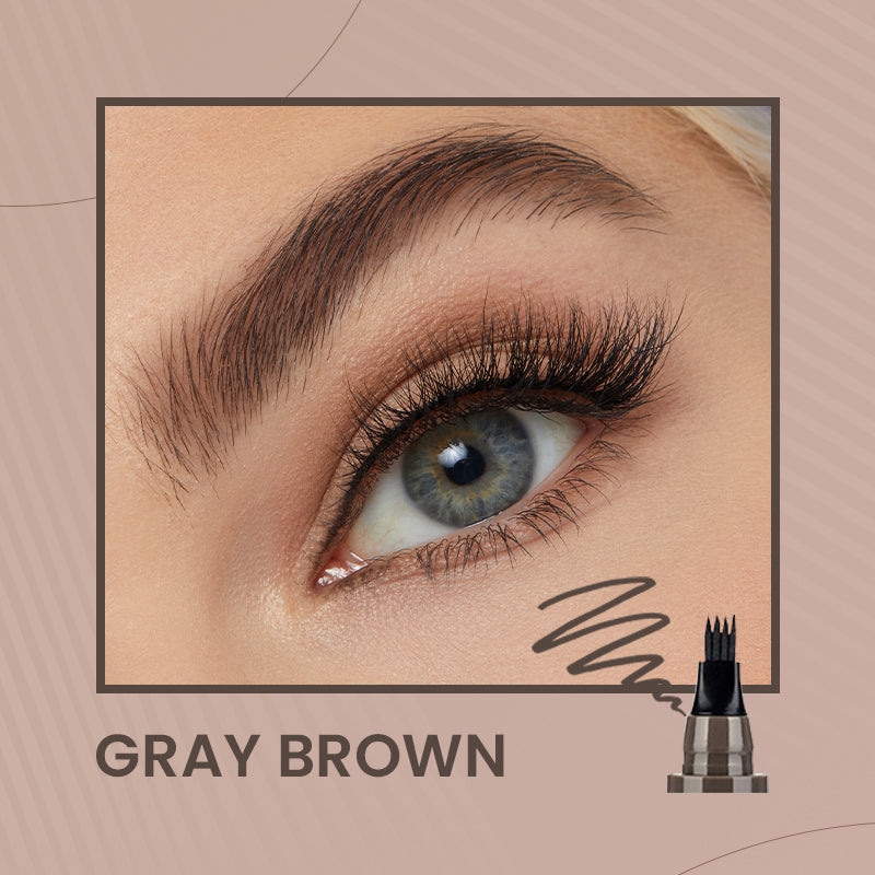 Waterproof Four-tip Beard and Eyebrow Pen
