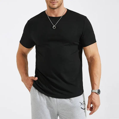 ✨Mens 3 Pack Hipster Hip Hop Longline Crewneck T-Shirt, Menswear Casual T-shirt Tops