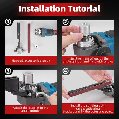 Marssirace® Angle Grinder Belt Sander Attachment