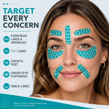 Peptide-Infused Face & Eye Tape