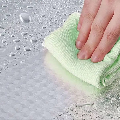 Self-Adhesive Removable Aluminum Foil Sticker, Oil Proof Heat Resistant, Easy Clean