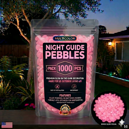 💥LAST DAY SALE 50%OFF💥🌈Colorful Glow-in-the-Dark Garden Stones