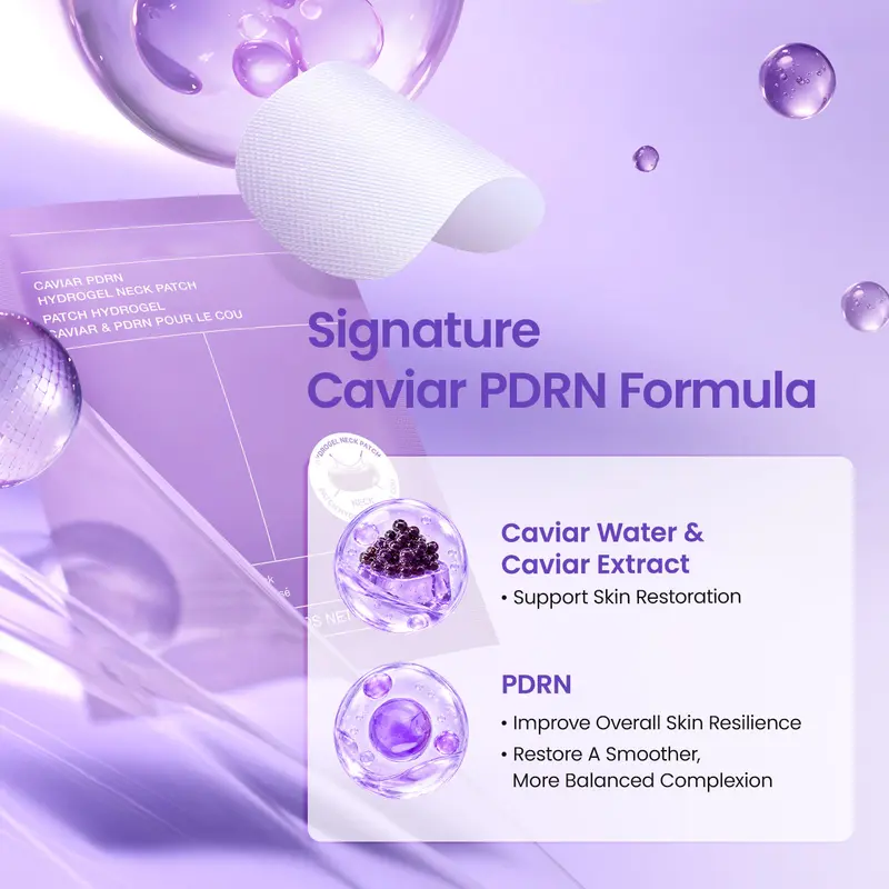 Collagen & PDRN Hydrogel Neck Patch（4Ea）