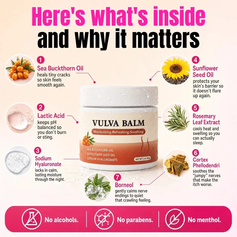 Marssirace Relief Balm — Night-Time Care for Itching, Burning & Dryness