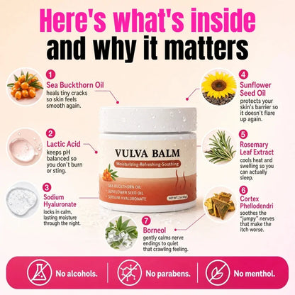Marssirace Relief Balm — Night-Time Care for Itching, Burning & Dryness
