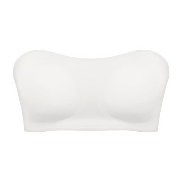 Strapless Invisible Bra with Side Closure & Crisscross Back Support