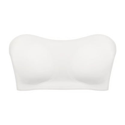 Strapless Invisible Bra with Side Closure & Crisscross Back Support