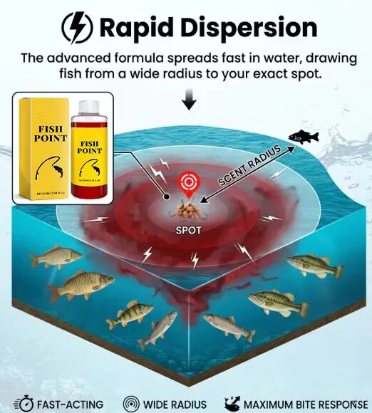 🎣 Concentrated Fish Attractant Liquid – 🐟Fast-Acting Red Worm Formula