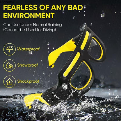 🔦 LED Glasses Headlamp | Hands-Free Wearable Light(Includes Free Sunglass Lenses🕶️)