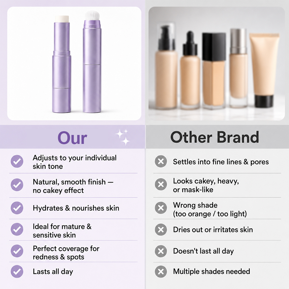 Korea 2 in 1  Color Changing Foundation Stick