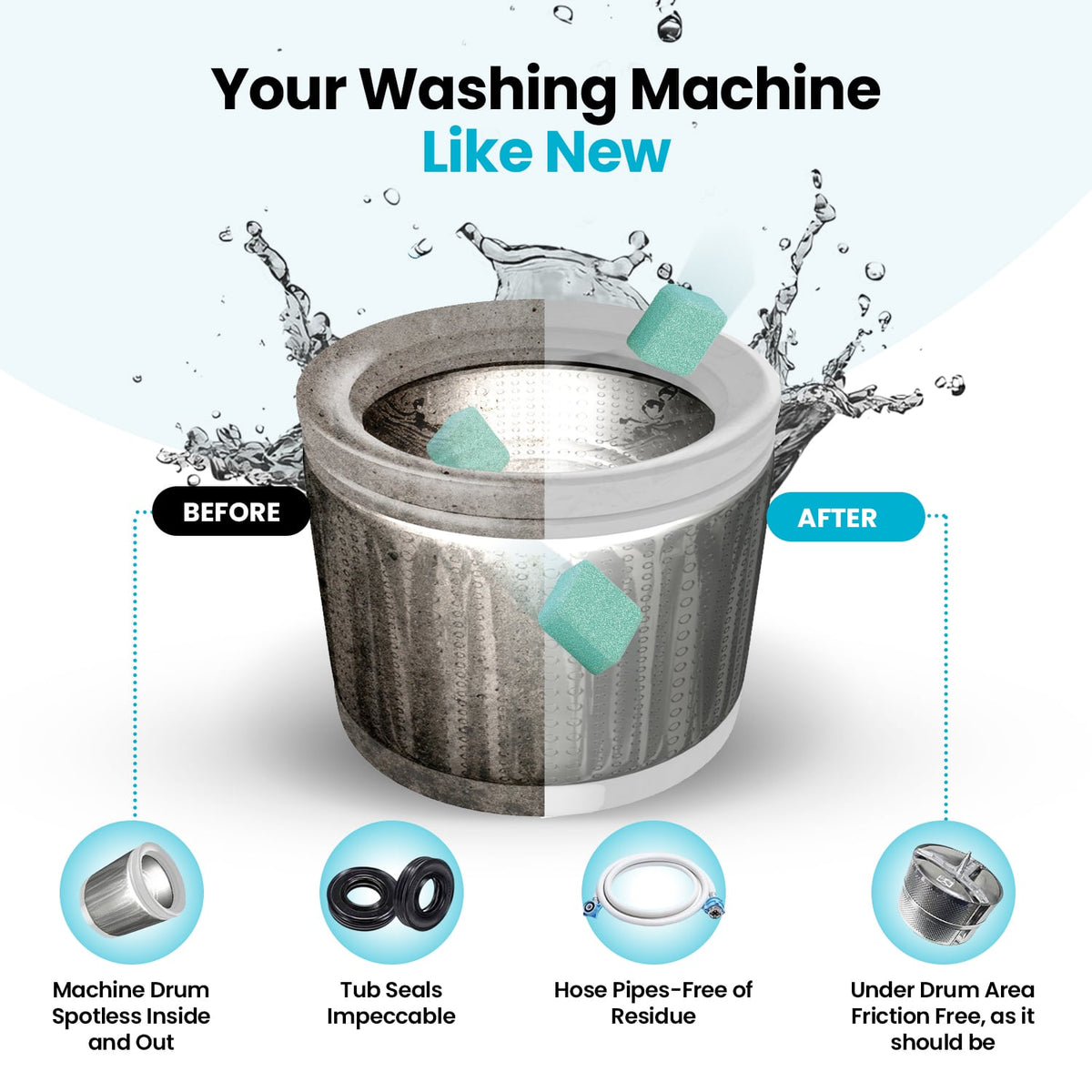 Marssirace Washing Machine Cleaner Pro
