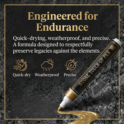 🐦Golden Tombstone Marker Pen for Restoring Faded Grave Inscriptions