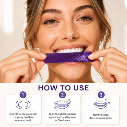 NEW✨ Purple Teeth Whitening Strips