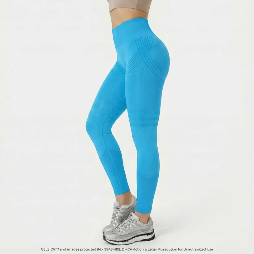 High Waisted And Hip Lifting Yoga Elastic Quick Drying Tight Pants⭐