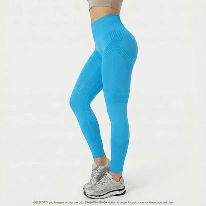 High Waisted And Hip Lifting Yoga Elastic Quick Drying Tight Pants⭐