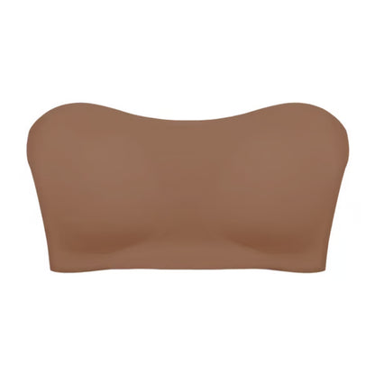 Strapless Invisible Bra with Side Closure & Crisscross Back Support