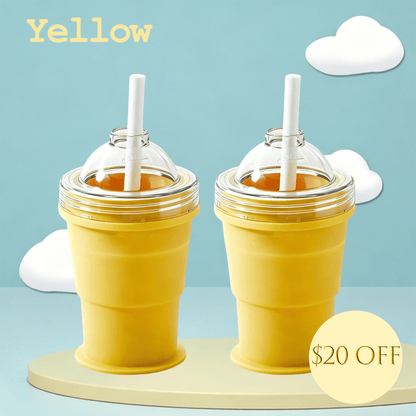🧊 Foldable Silicone Ice Ball Drink Cup