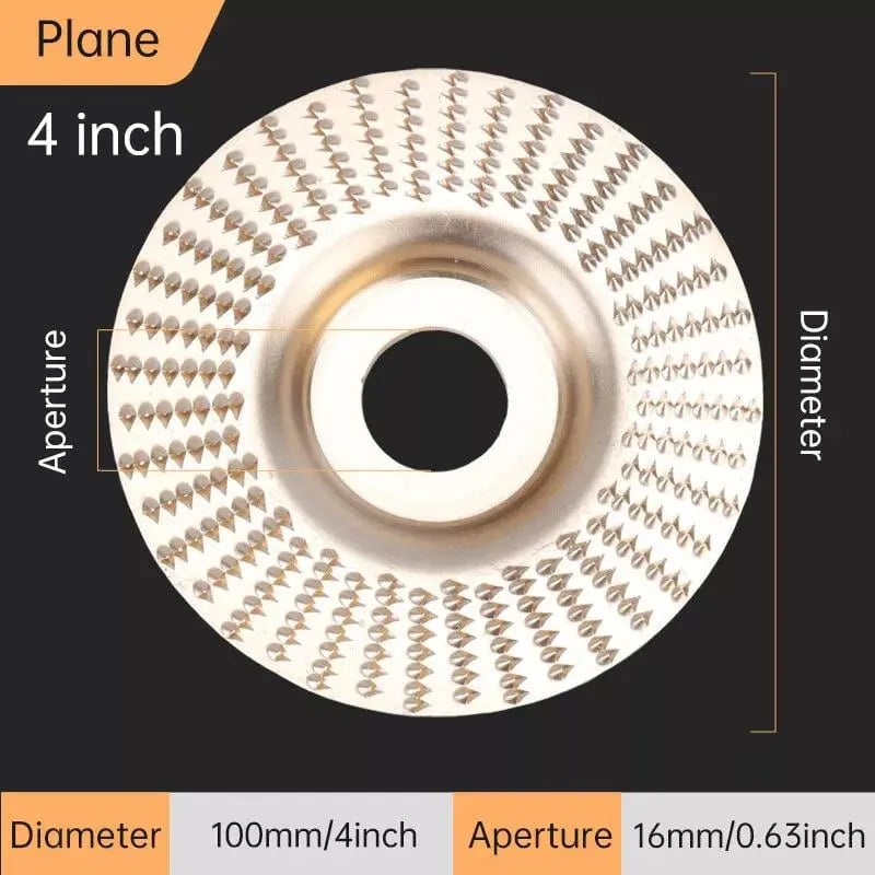 🔥3PCS 4" Wood Carving Grinding Wheels Sanding Disc Accessory for Polishing Tools