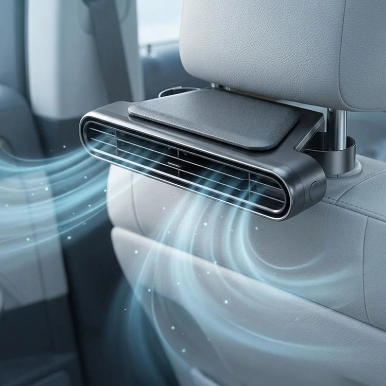 Car Headrest Velcro Cooling AC Fan