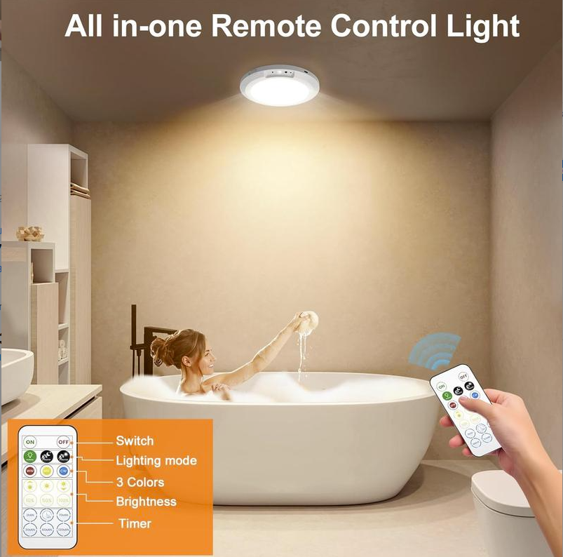 🔥Rechargeable Motion Sensor Ceiling Light with Remote