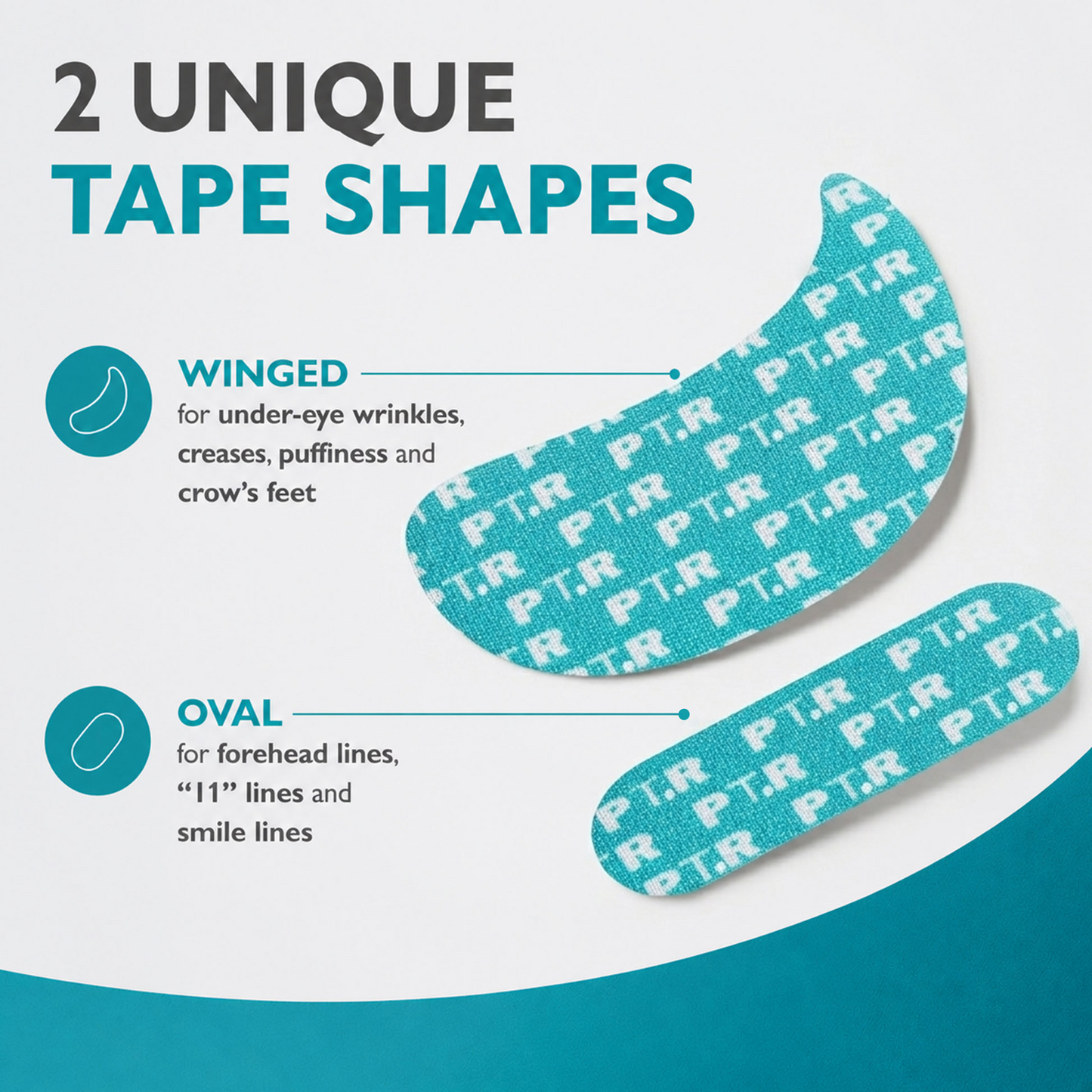 Peptide-Infused Face & Eye Tape