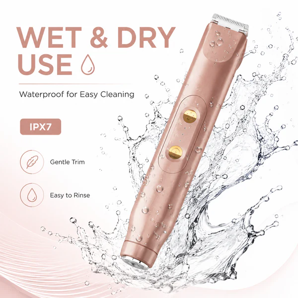 NEW 2-in-1 Waterproof Painless Body Trimmer