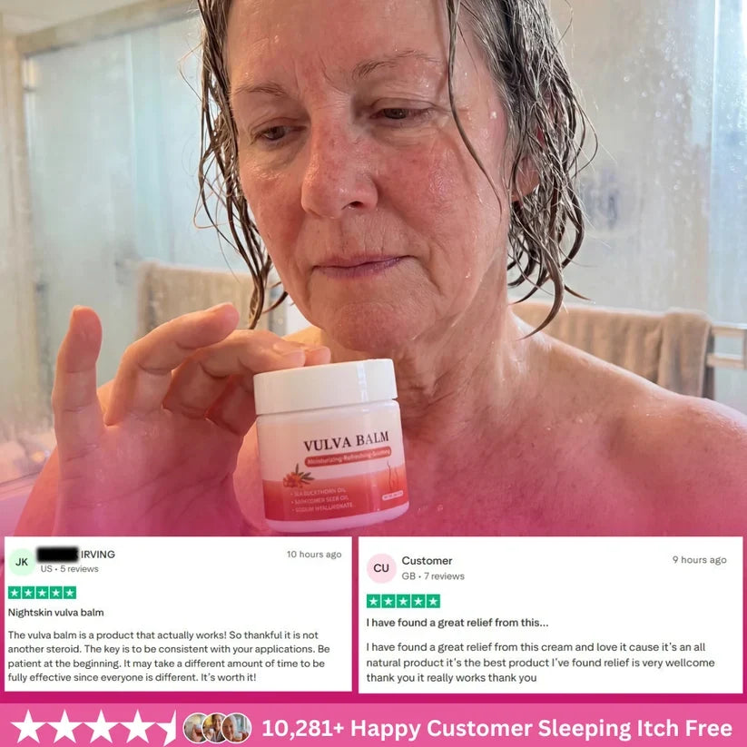Marssirace Relief Balm — Night-Time Care for Itching, Burning & Dryness