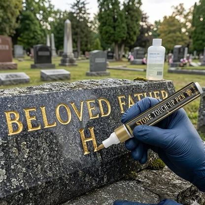 🐦Golden Tombstone Marker Pen for Restoring Faded Grave Inscriptions