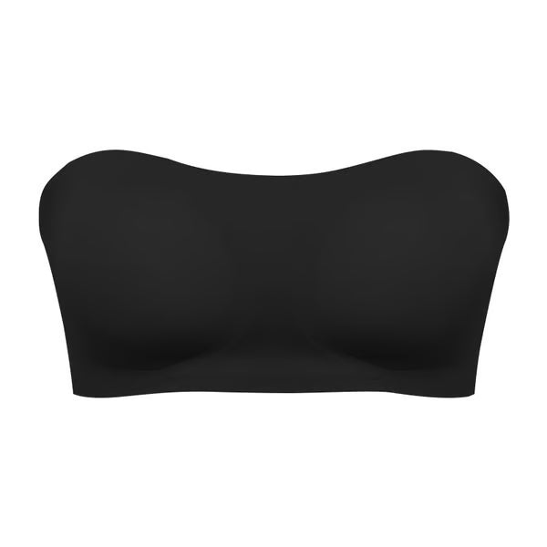 Strapless Invisible Bra with Side Closure & Crisscross Back Support