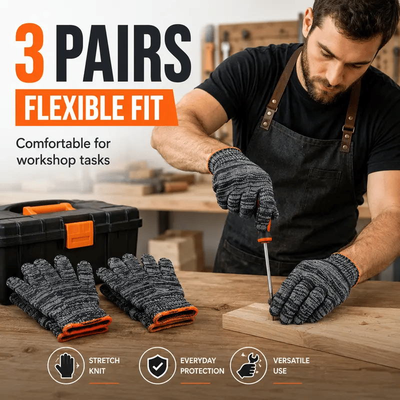 Unisex Gardening Gloves – Breathable Stretch Work Gloves with Strong Grip