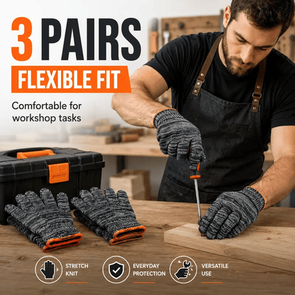 Unisex Gardening Gloves – Breathable Stretch Work Gloves with Strong Grip
