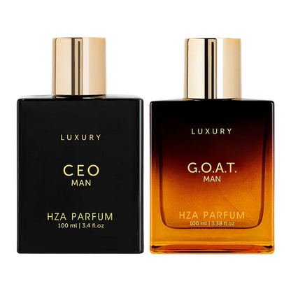 Gentlemen’s Fragrance Set with CEO MAN Perfume & G.O.A.T MAN Aroma.