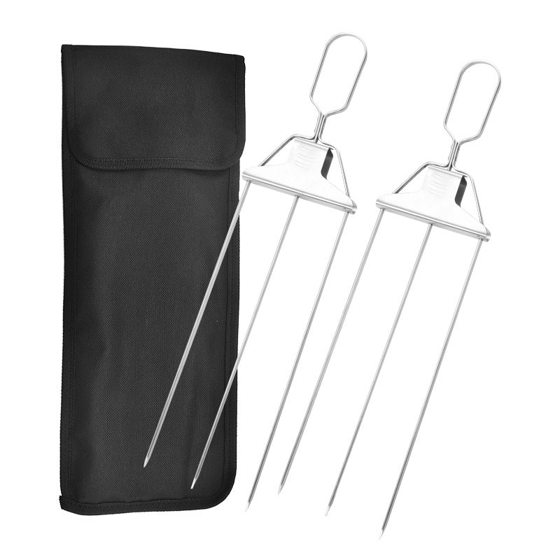 3-Way Stainless Steel BBQ Skewers