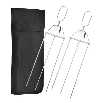 3-Way Stainless Steel BBQ Skewers