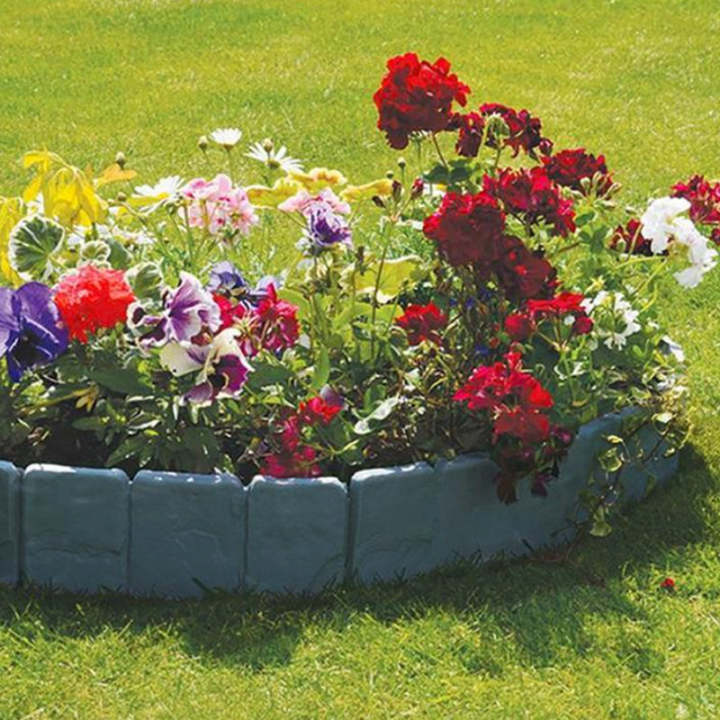 Imitation Stone Garden Fence - DIY Garden Edging Border