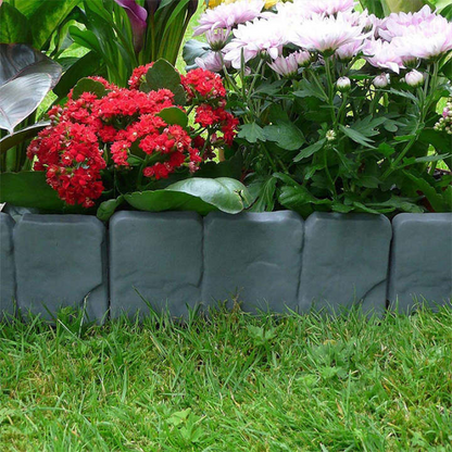 Imitation Stone Garden Fence - DIY Garden Edging Border