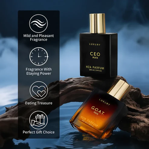 Gentlemen’s Fragrance Set with CEO MAN Perfume & G.O.A.T MAN Aroma.