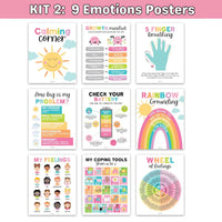 9 Emotions Posters
