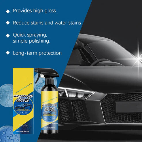 Automotive Nano Coating Repair Agent - With Dust and Water Repellent Properties - Long-lasting and Durable with Gloss, Suitable for Continuous Use