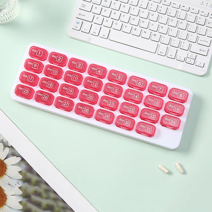 31-Day Detachable Monthly Pill Organizer