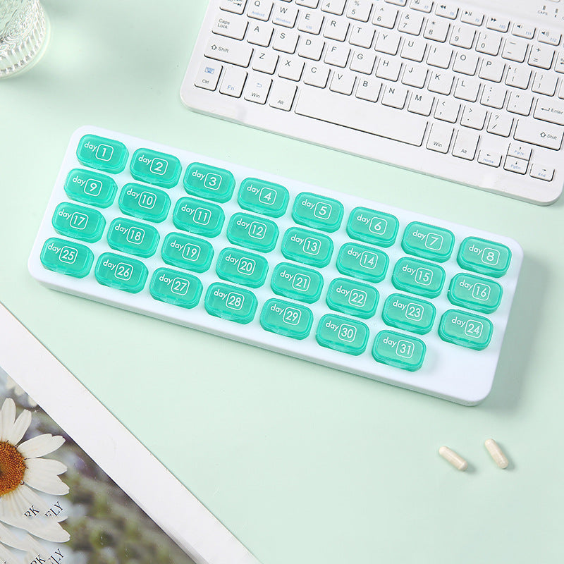 31-Day Detachable Monthly Pill Organizer