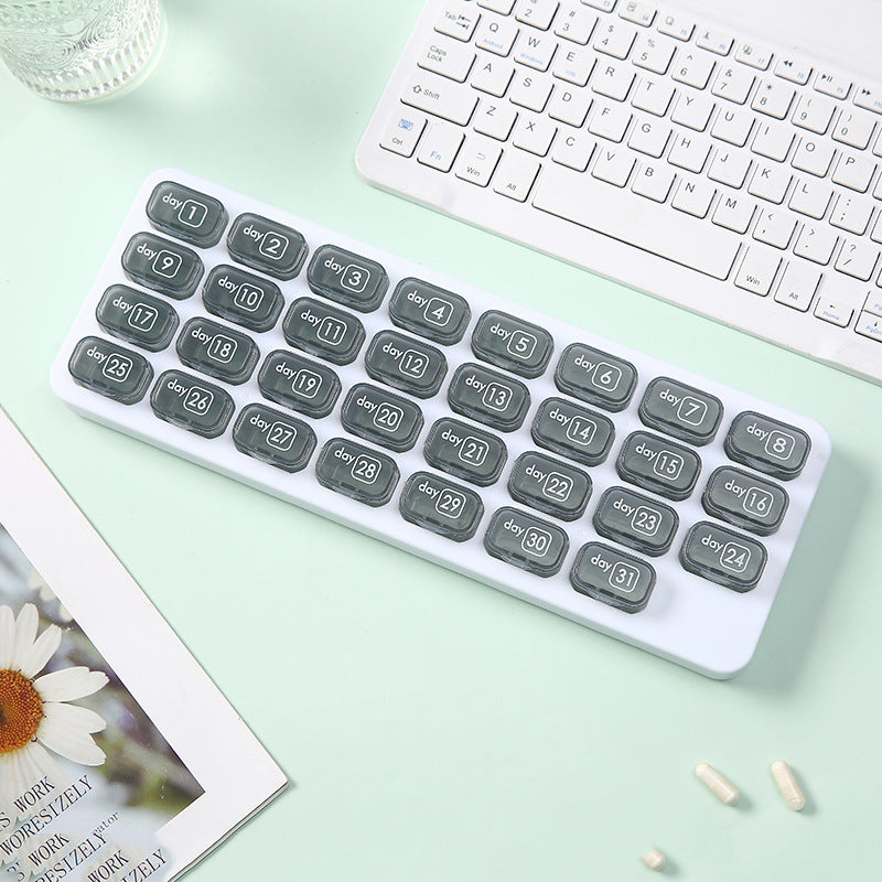31-Day Detachable Monthly Pill Organizer