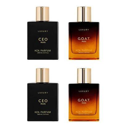Gentlemen’s Fragrance Set with CEO MAN Perfume & G.O.A.T MAN Aroma.