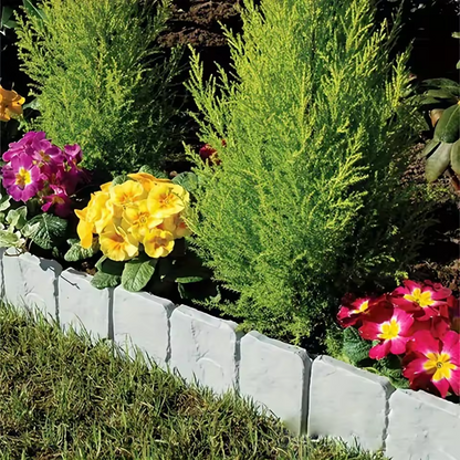 Imitation Stone Garden Fence - DIY Garden Edging Border