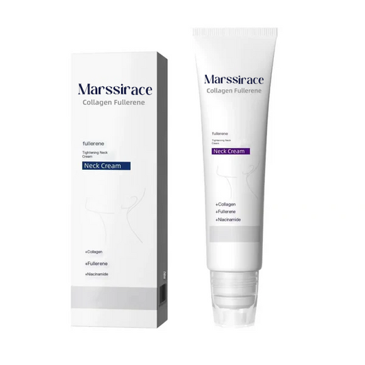 Roller Massage Neck Cream 🧴 Collagen & Hyaluronic Acid | Firms Neck, Reduces Wrinkles & Double Chin