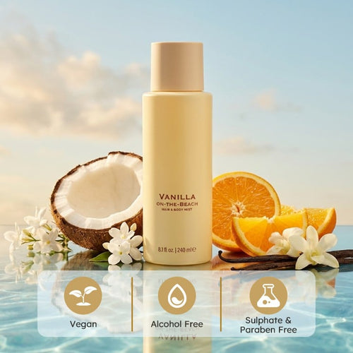 🎁💕 Vanilla on the Beach Hair & Body Mist for Women