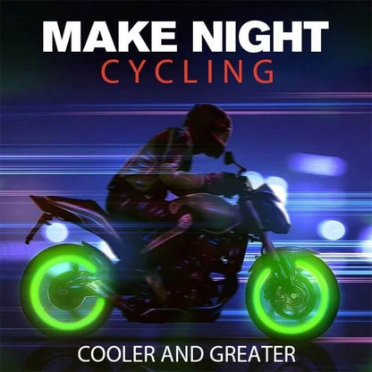 🔥💡Cool Glowing Tire Valve Caps – Instantly Upgrade Your Wheels