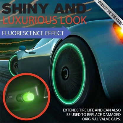 🔥💡Cool Glowing Tire Valve Caps – Instantly Upgrade Your Wheels