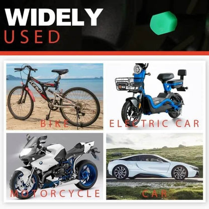 🔥💡Cool Glowing Tire Valve Caps – Instantly Upgrade Your Wheels