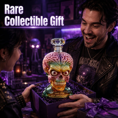 👽Alien Skull Glass Liquor Decanter